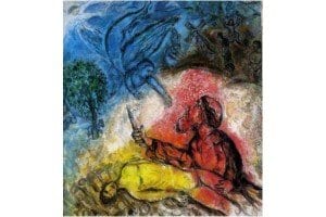 Chagall Sacrifice d'Isaac