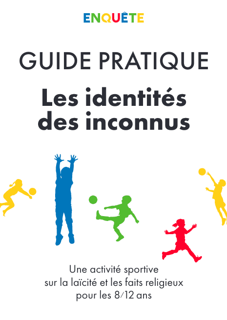 Capture d’écran du guide pratique les identités des inconnus