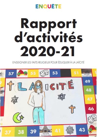 Couverture du rapport d'activités 2020-2021